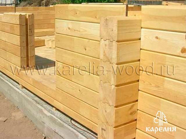 сухой профилированный брус