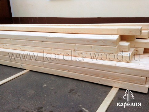 профилированный брус от производителя