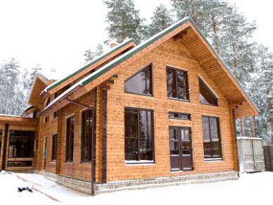 дом из клееного бруса