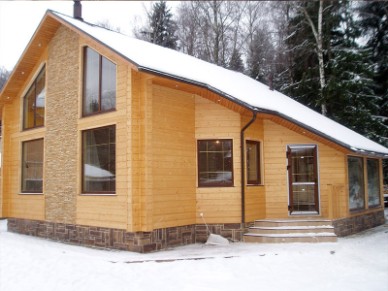 дом из профилированного бруса