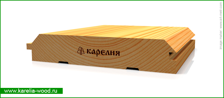 имитация бруса от произодителя